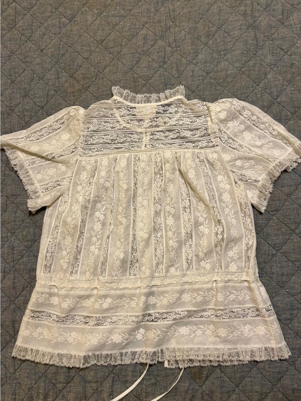 Sézane NWOT SZ 6 Shenali Top SZ 6 Never Worn!!! Immaculate!! 🇫🇷‼️ - Picture 5 of 7